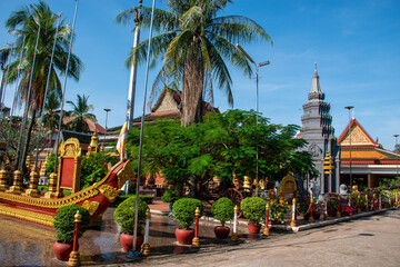 A visit to Wat Preah Prom Rath, a stunning Buddhist temple in the heart of Siem Reap, Cambodia.