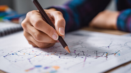 Naklejka premium Strong numerical and logical reasoning enables data analysis, pattern recognition, and sound conclusions to support effective and informed decision-making.