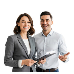 business people with tablet computer