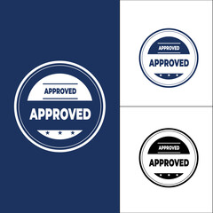 Approved stamp Vector