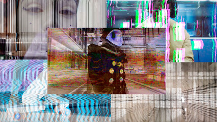 5 Vintage VHS Noise Transitions 02