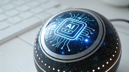 AI-Driven Intelligent Agents Empowering Automation in Modern Workspaces High-Tech Environments Informative Content Close-Up View Exploring Future Concepts