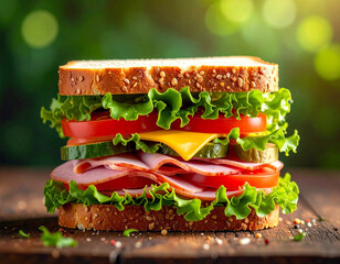 美味しそうなサンドイッチ