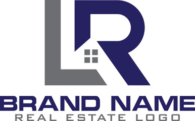 Letter LR logo design for download