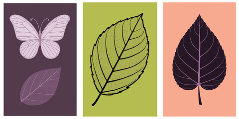 Obraz premium Botanical Branch with Leaves in Hand-Drawn Style – Rustic and Minimalist Vector Illustration for Logo Elements, Invitation Cards, Natural Decor, or Elegant Floral Themes