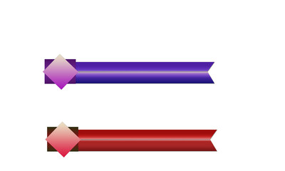 Lower Third Ribbon Banner Set &ndash; Red and Blue Gradient Variations
Gradient Ribbon Lower Third Title Bar with Icon &ndash; Transparent Background
Red and Blue Lower Third Name Tag Banner for Video Editing