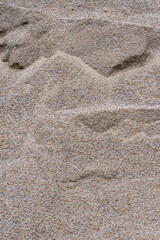 footprint on sand