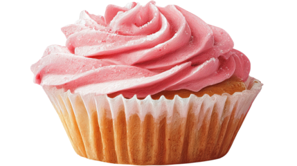 cupcake with icing on transparent background Remove png 