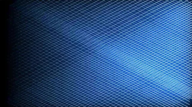 N eon glowing Vertical new line animation. On dark icon. glowing neon blue lines moving on seamless loop on black background.