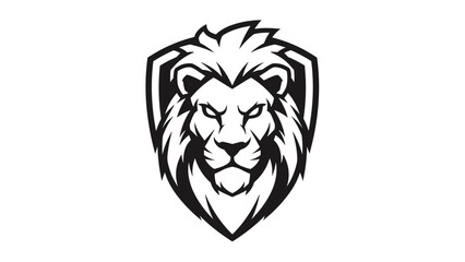 Fototapeta premium Lion Mascot Logo Illustration A Majestic and Powerful Emblem for Your Brand Identity