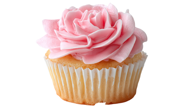cupcake with icing on transparent background Remove png 