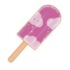 ice cream on a stick