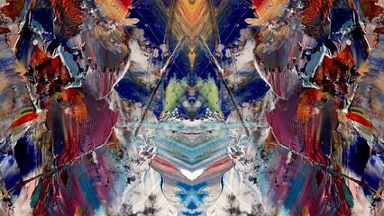 Abstract art background . Hand painting artwork on canvas .