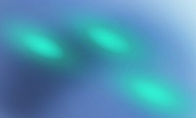 Ethereal and futuristic abstract background with a soft blue and purple gradient and glowing turquoise lights. Calming and serene blurred backdrop for technology or wellness concepts.