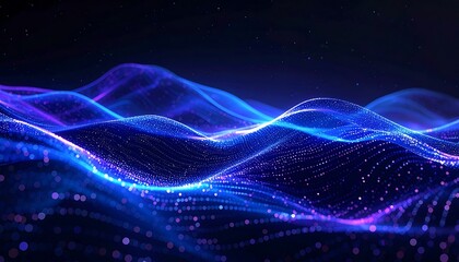 Abstract Digital Waves.