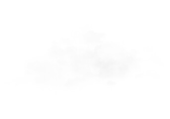 Fluffy Cloud Isolated Element Transparent Background