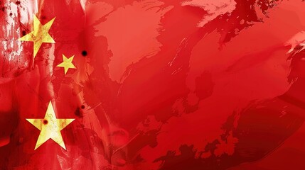 National Day background pictures capture the essence of patriotism and celebration, showcasing vivid red flags waving proudly against clear blue skies, intricate flower arrangements lining city street