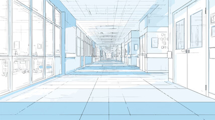 Obraz premium Clinical Medical Vector Background for Professionals