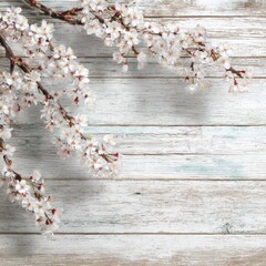 light and airy springtime background in wood texture
