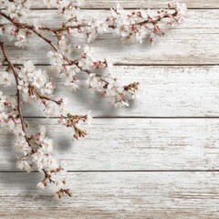 light and airy springtime background in wood texture