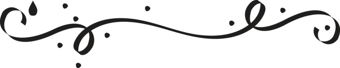 Decorative Swirl and Spiral Vector Elements – Stylish Ornaments for Logos, Tattoos, and Invitations silhouette 