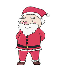 cartoon santa claus