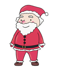 cartoon santa claus
