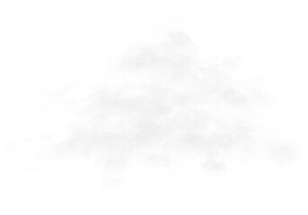 Fluffy Cloud Isolated Element Transparent Background