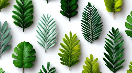 Minimalist botanical leaves collection for modern decor
