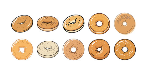 set of bagels