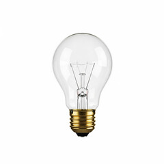 light bulb isolated on white