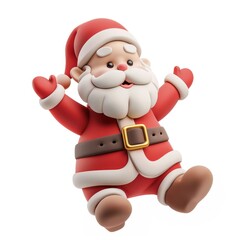 Santa claus red illustration accessories.