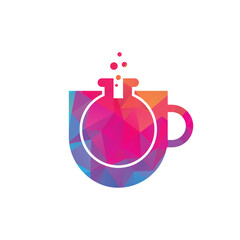 Coffee Lab Logo Design Template.