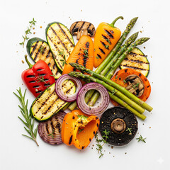 Grilled vegetables 