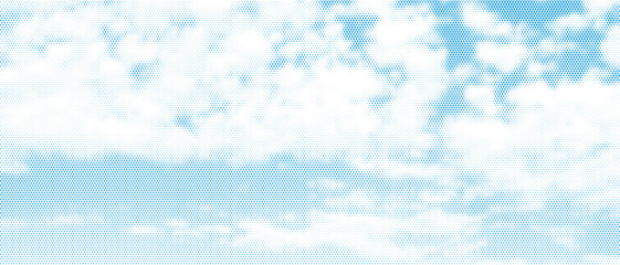Blue sky pastel with white cloud. Cumulus clouds. Cloudscape blur background. Beautiful sky in the morning. Freedom of life, New life beginning and Positive thought and energy concepts.