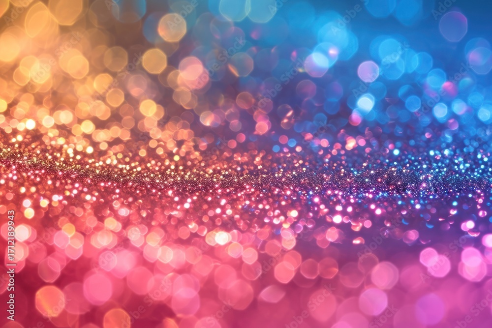 Wall mural glitter shaped pattern bokeh effect background glitter backgrounds light.