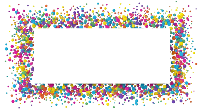 Colorful Confetti Celebration, Festive Event, Party Atmosphere, Graphic Design