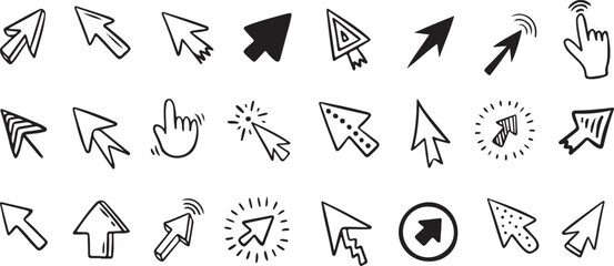 Cartoon Cursor Icon, Arrow Pointer Vector, Computer Mouse Cursor Cartoon, Web Design Icon, Funny Pointer Illustration, Mouse Arrow Graphic, Hand Click Vector, Digital Cursor Cartoon, Computer Web Symb