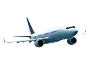  Aviation Silhouette Logo Modern Airplane Symbol PNG