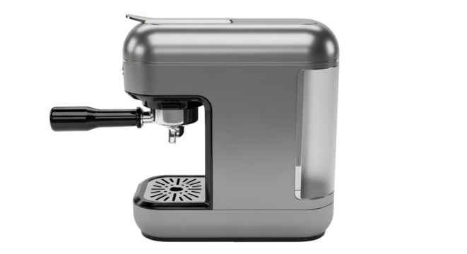 Stylish modern espresso machine for cafe design