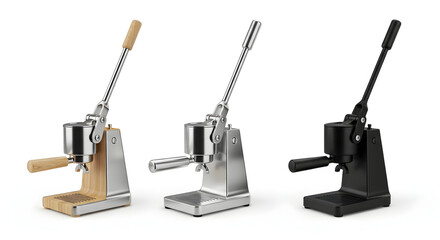 Elegant manual espresso maker for coffee lovers