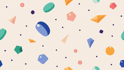 Seamless Terrazzo Stone Pattern Background
