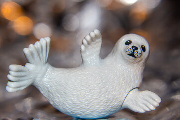 Joué représentant un phoque avec effet Bokeh © Katy