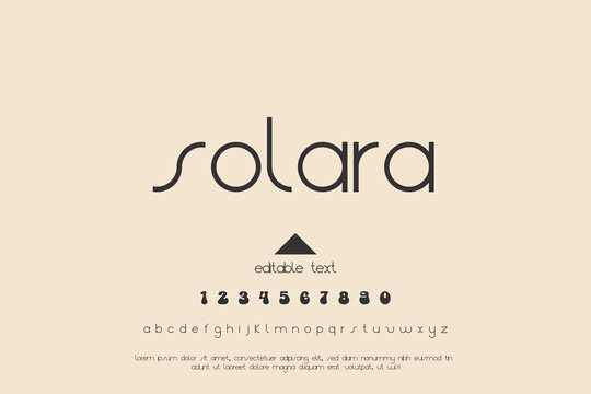 Elegant solara logo with abstract geometric elements and subtle texture