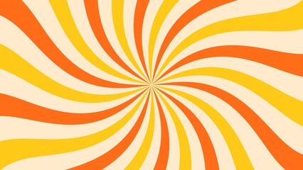Beige orange yellow retro sunlight pattern abstract background