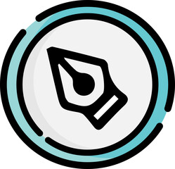 vector illustration of a glass icon