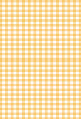 A classic and cheerful yellow and white gingham seamless pattern, a timeless checkered background for country, picnic, and rustic-themed designs and textiles.
