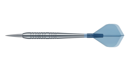 Isolated blue-finned dart in a studio shot for commercial use targeting a precise audience