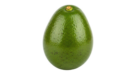 Isolated fresh green avocado, tropical fruit, healthy food for salad and vegetarian diet