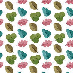 pattern, seamless, leaf, vector, nature, flower, floral, wallpaper, design, illustration, autumn, plant, art, decoration, leaves, tree, texture, ornament, vintage, season, textile, element, spring, fo